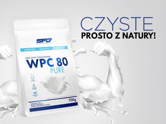 Białko prosto z natury - SFD WPC 80 Pure 